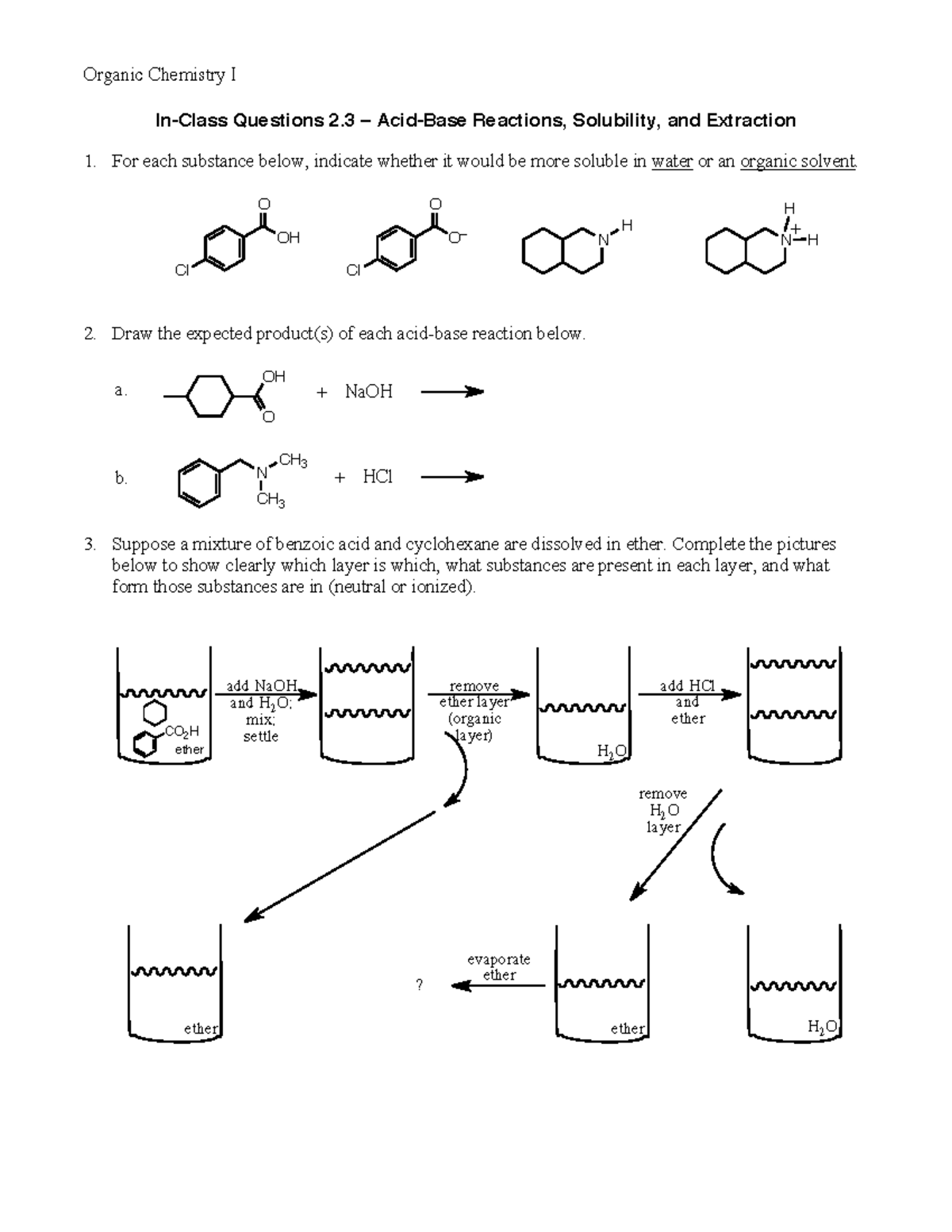 ICQs 2 - Organic Chemistry Fall 2018 Book: L.G. Wade and J. W. Simek ...