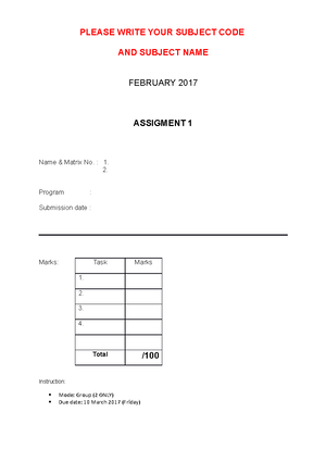 Operating System A1 - FACULTY OF INFORMATION SCIENCES AND ENGINEERING ...