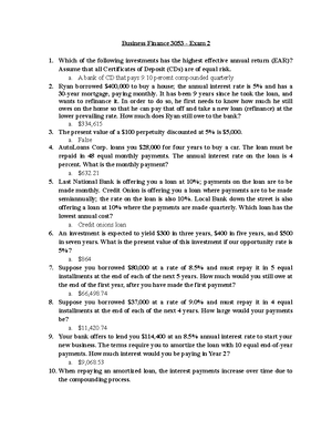 Chapter 6 - Interest Rates - Interest Rate Levels Cost of money Supply ...