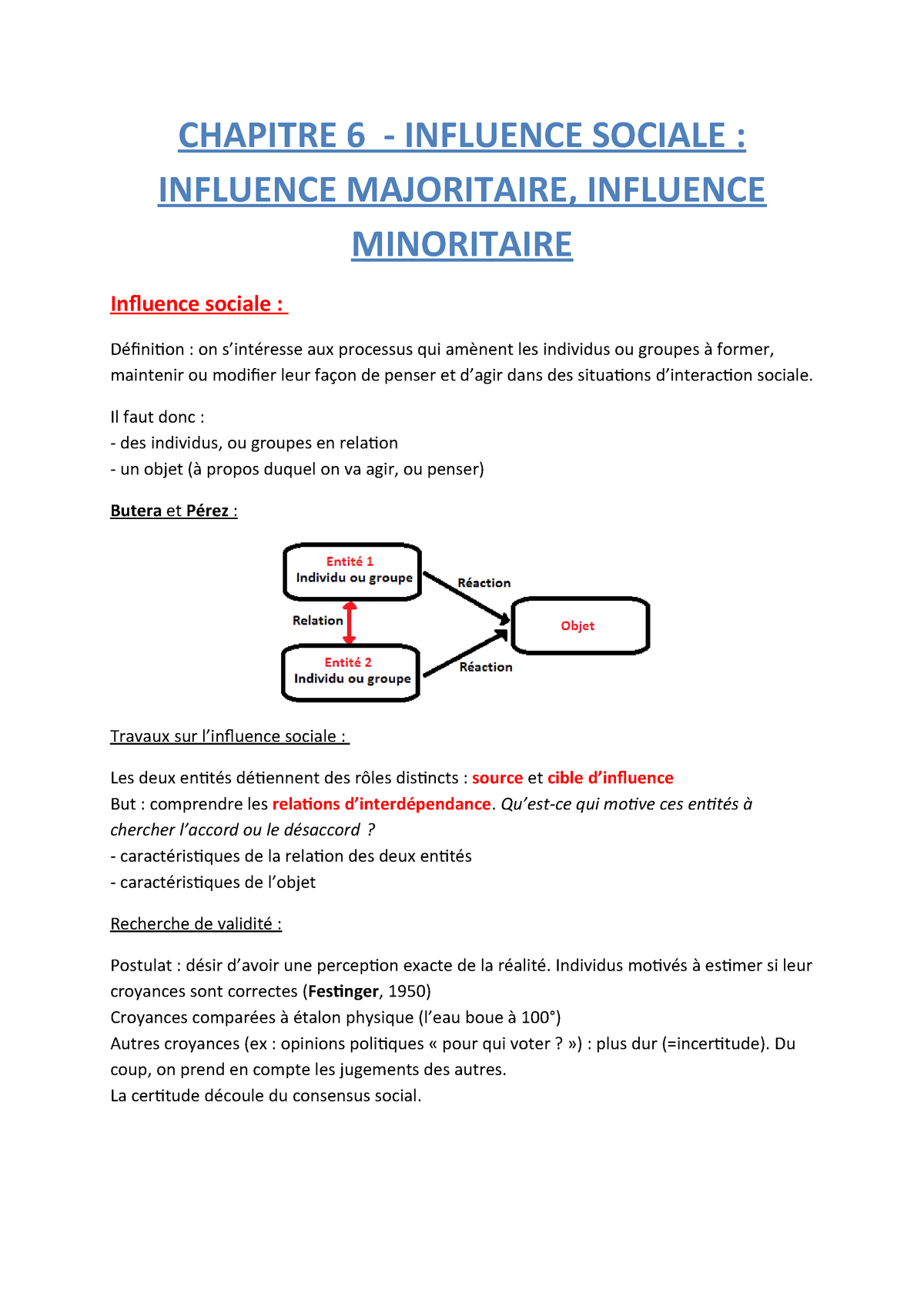 Influence Sociale Et Conformisme