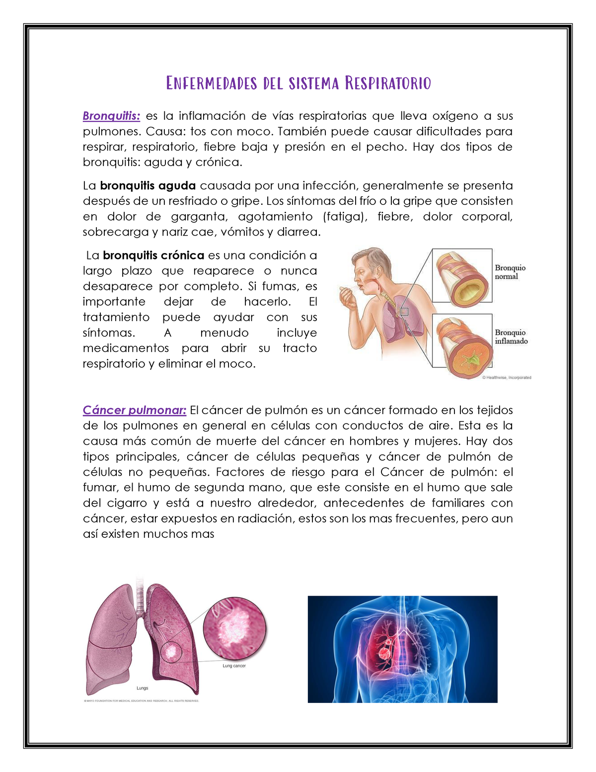 Enfermedades Del Sistema Respiratorio Enfermedades Del Sistema