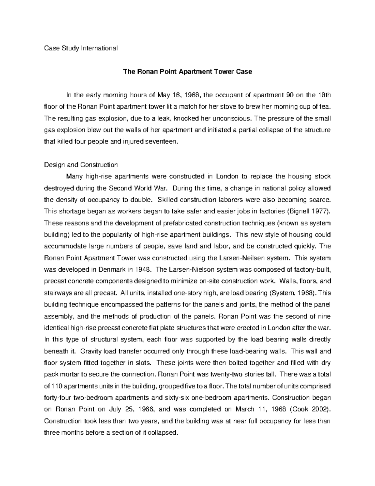 1Q2223 CE195 2 B71 Csint Ursolino 2 Case Study International The Ronan Point Apartment Tower