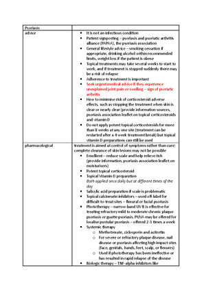 Wwham - notes relating to the second semester's pharmacy practice ...