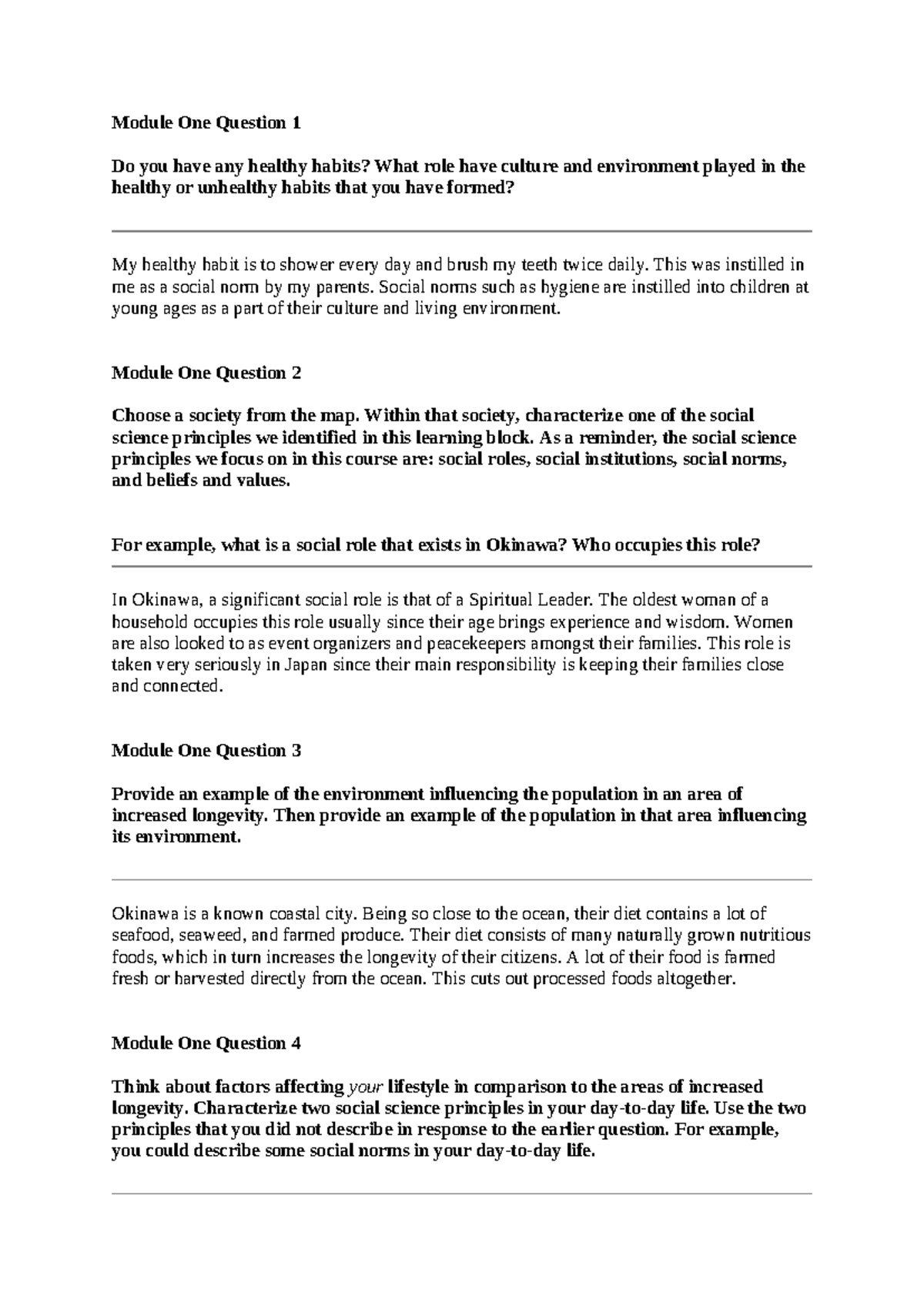 Kristen Brown SCS 200 Applied Social Sciences - Module One Question 1 ...