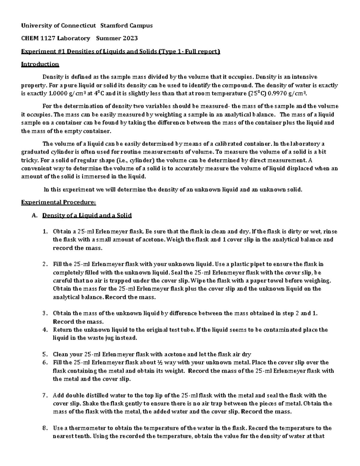 CH 1127L SU23 Den Liquid-Metal Handout(1)-15 - University of ...