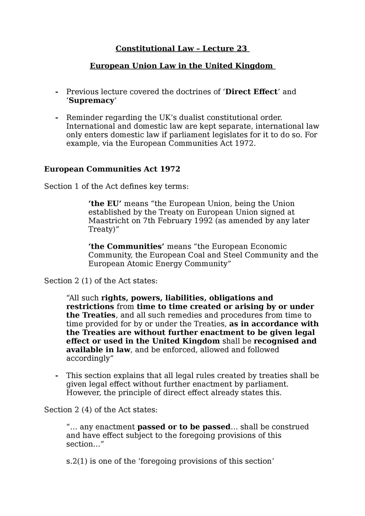 lecture-23-eu-law-in-the-uk-constitutional-law-lecture-23