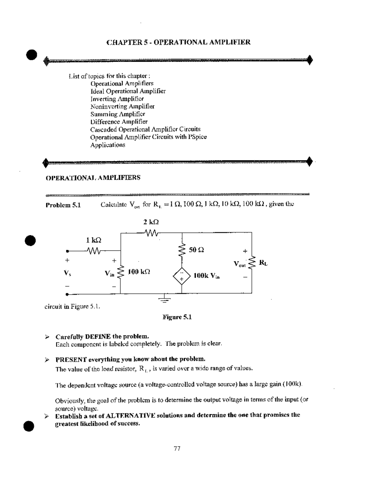 Chapter 5 Operational Amplifier ECE 101 Studocu