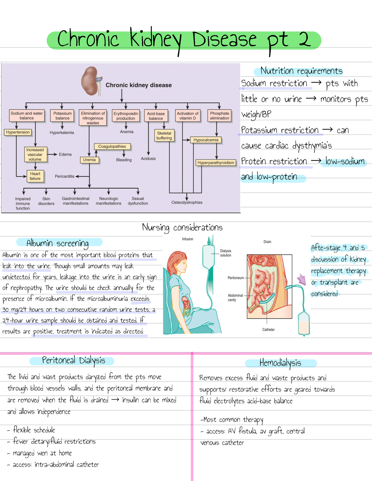 Chronic Kidney Disease Pt 2 - Chronic kidney Disease pt 2 Nutrition ...