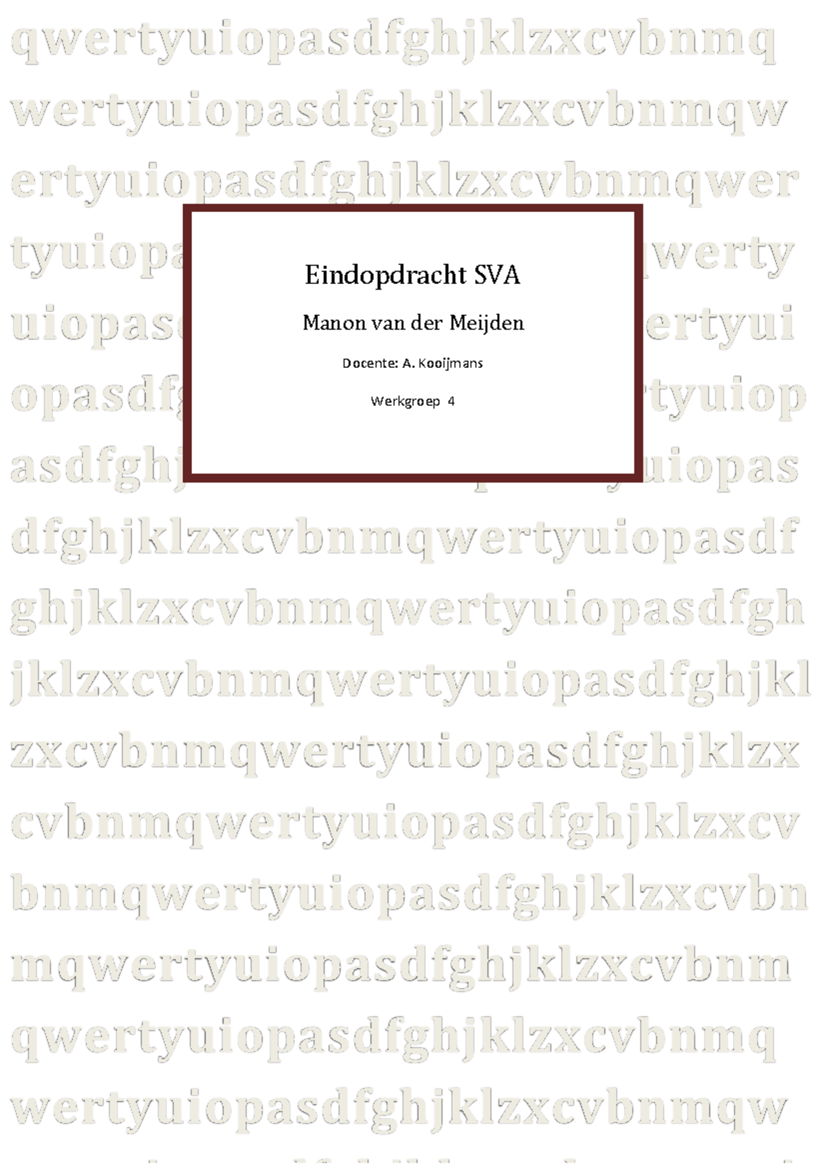 Werkstuk/essay Essay over het spreekrecht van