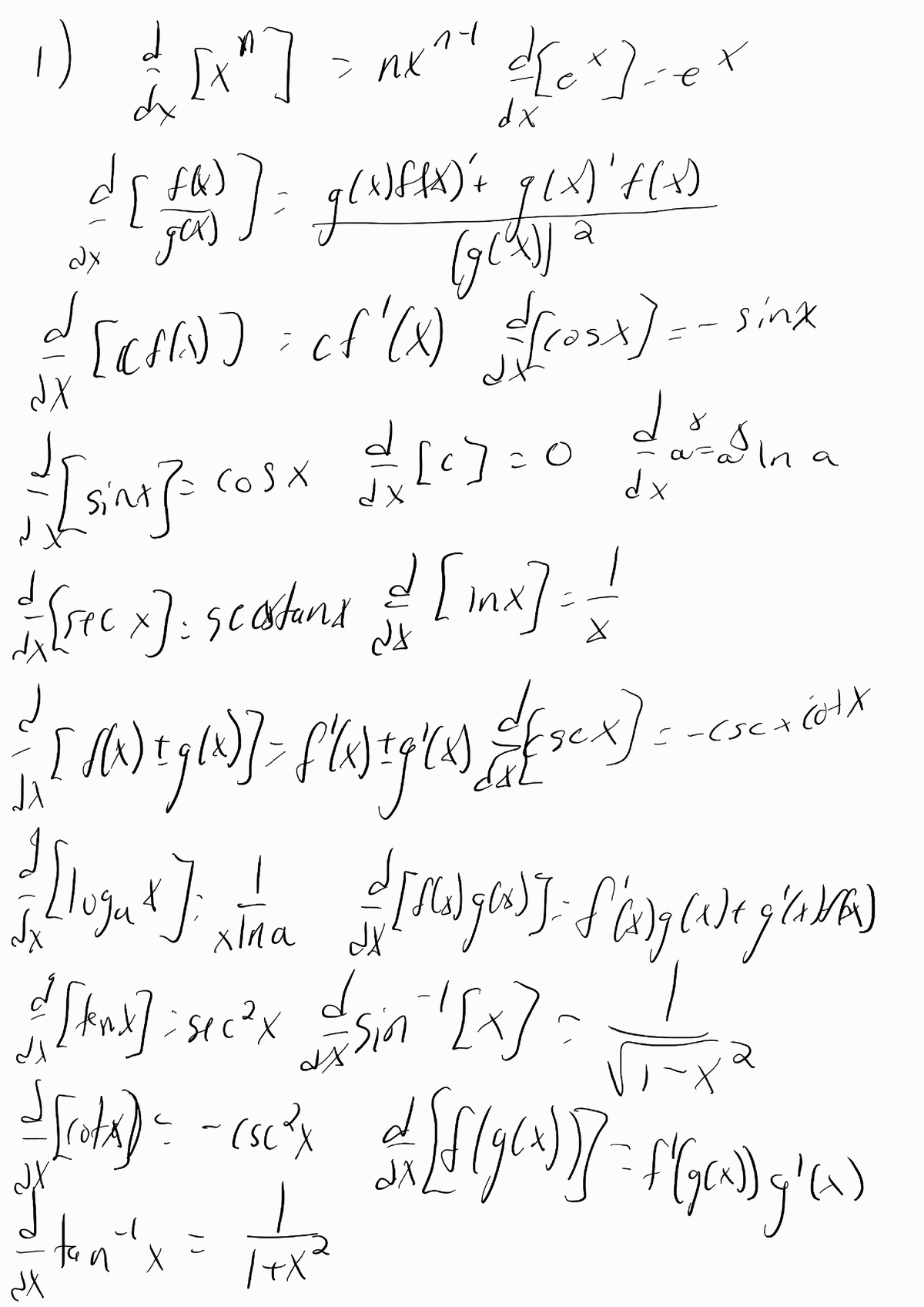 Calculus A Exam 2 Lecture Notes - 1016 271 - Studocu