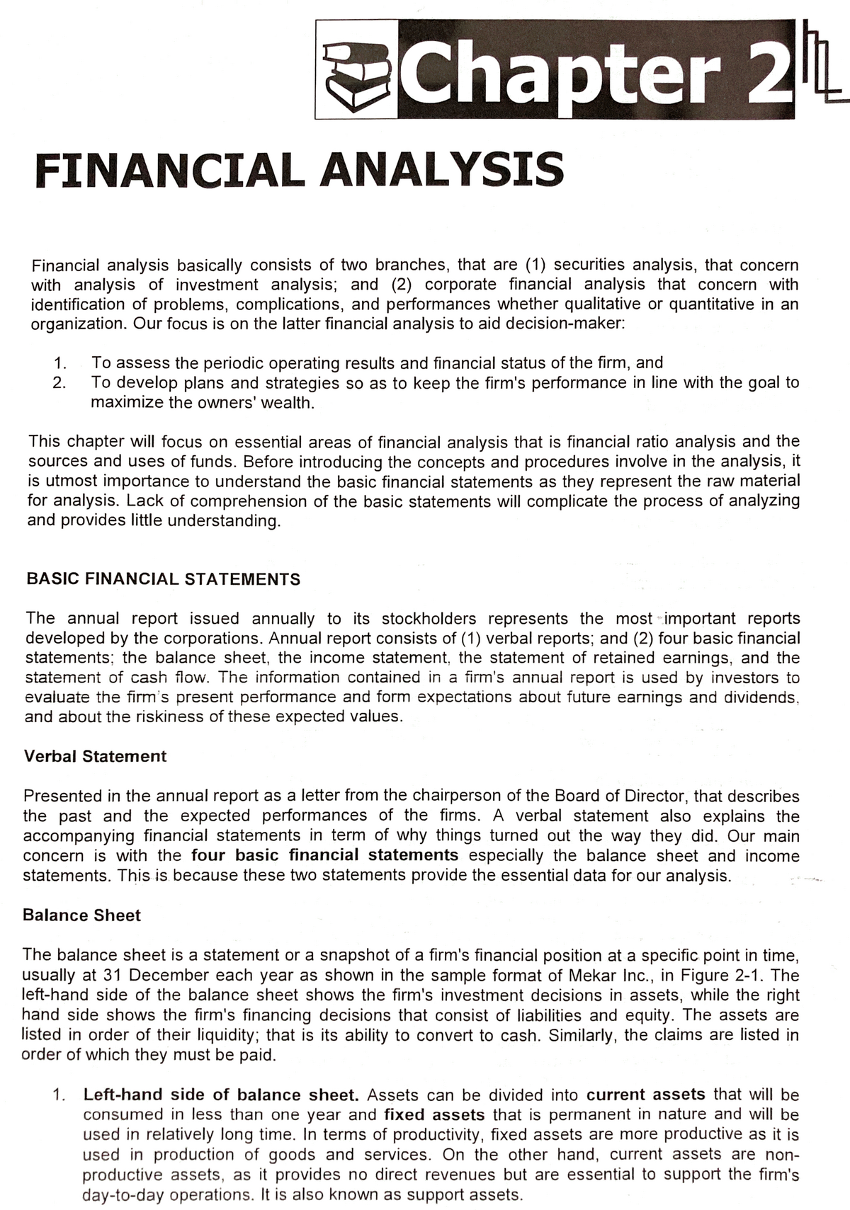 Chapter 2 - Financial Management - Studocu