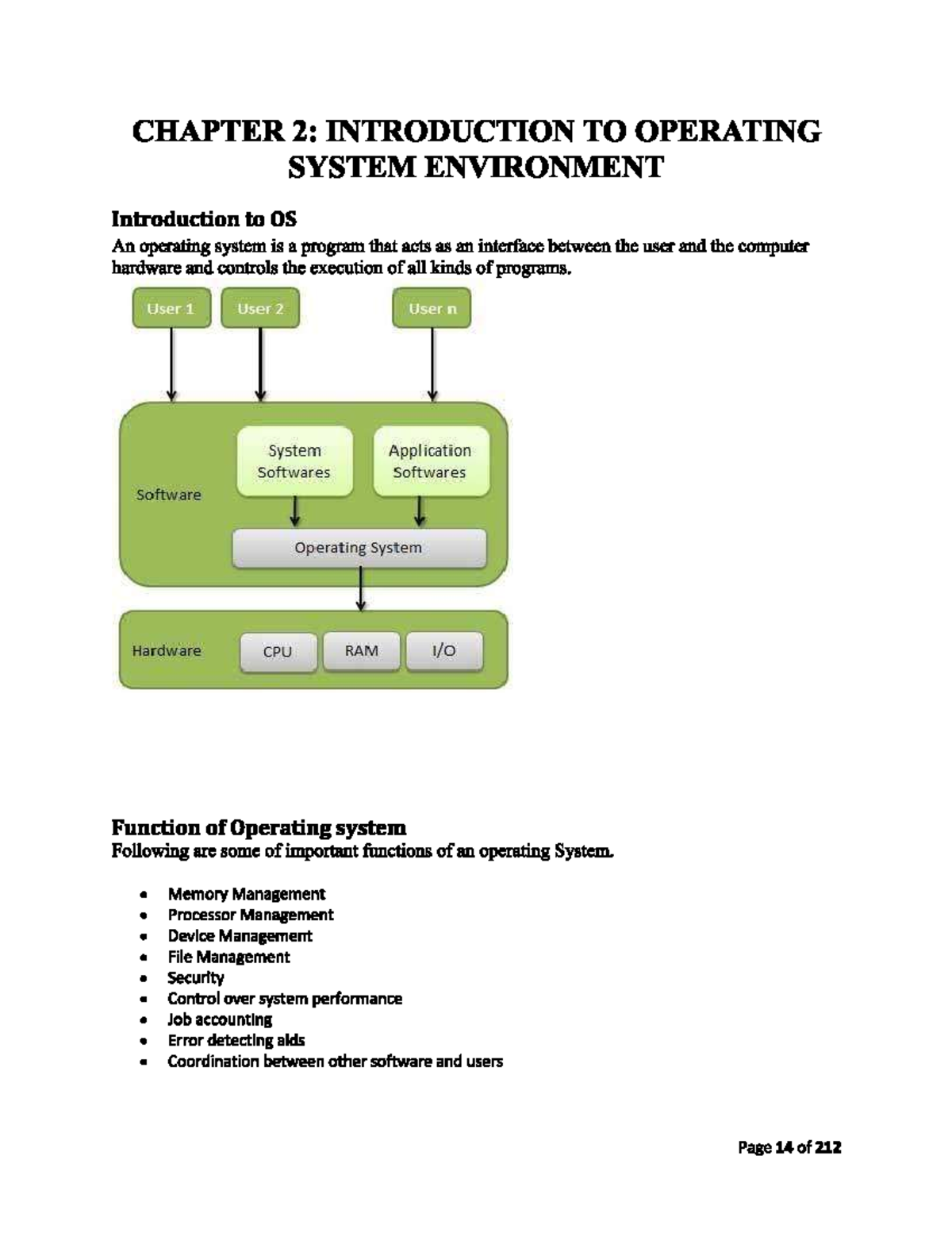 Chapter 02 Introduction TO Operating System Environment - Introduction ...