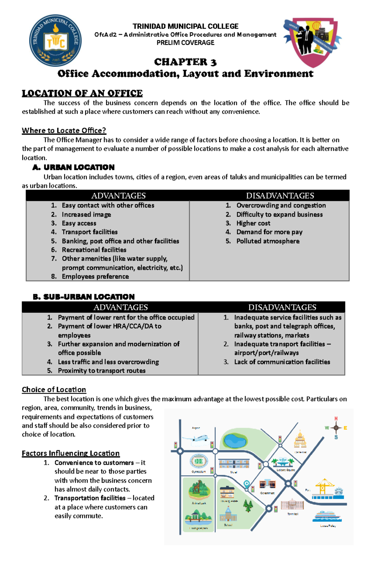 Chapter 3 - Office Accommodation, Layout and Environment - TRINIDAD ...