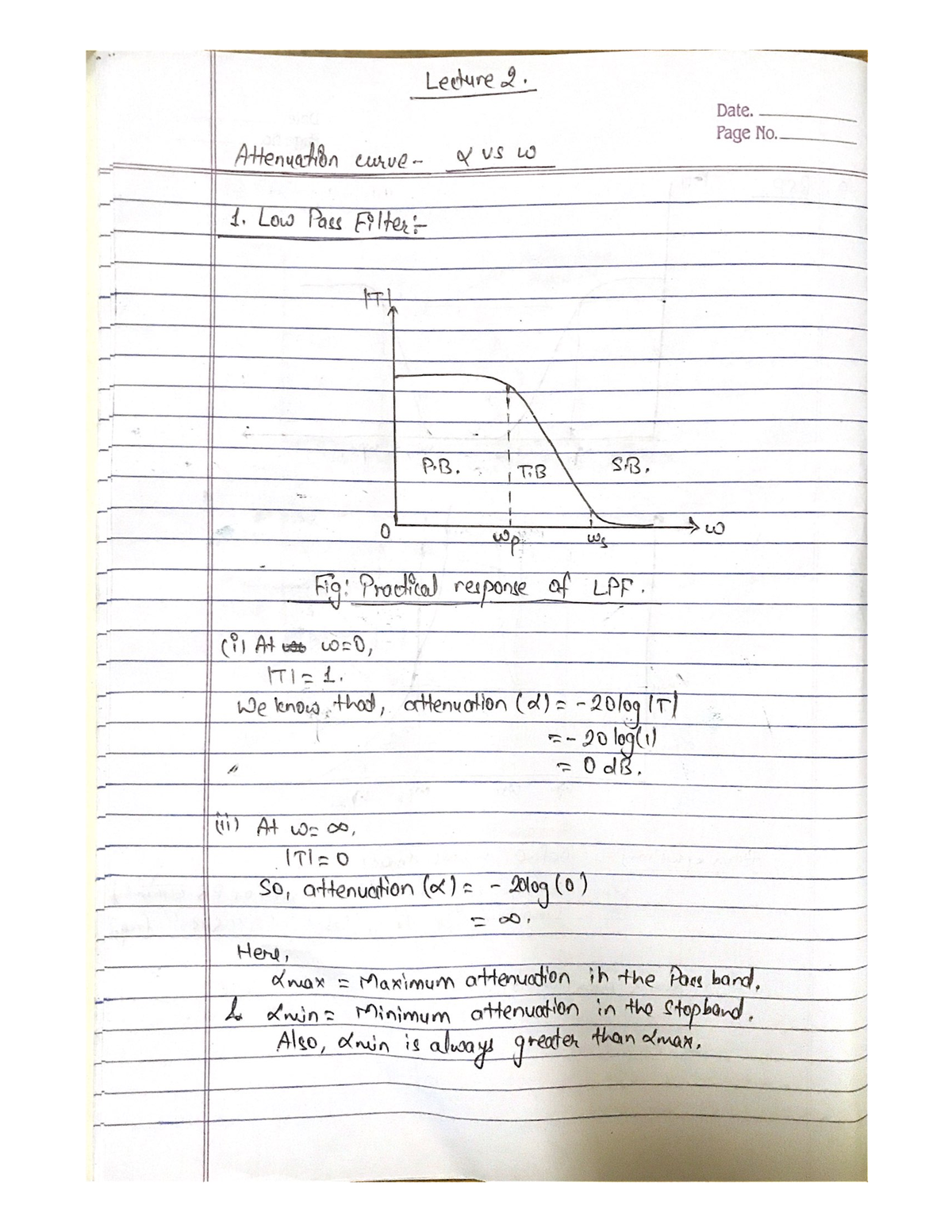 Chapter 1 - Filter Design Notes - Filter Design - Studocu