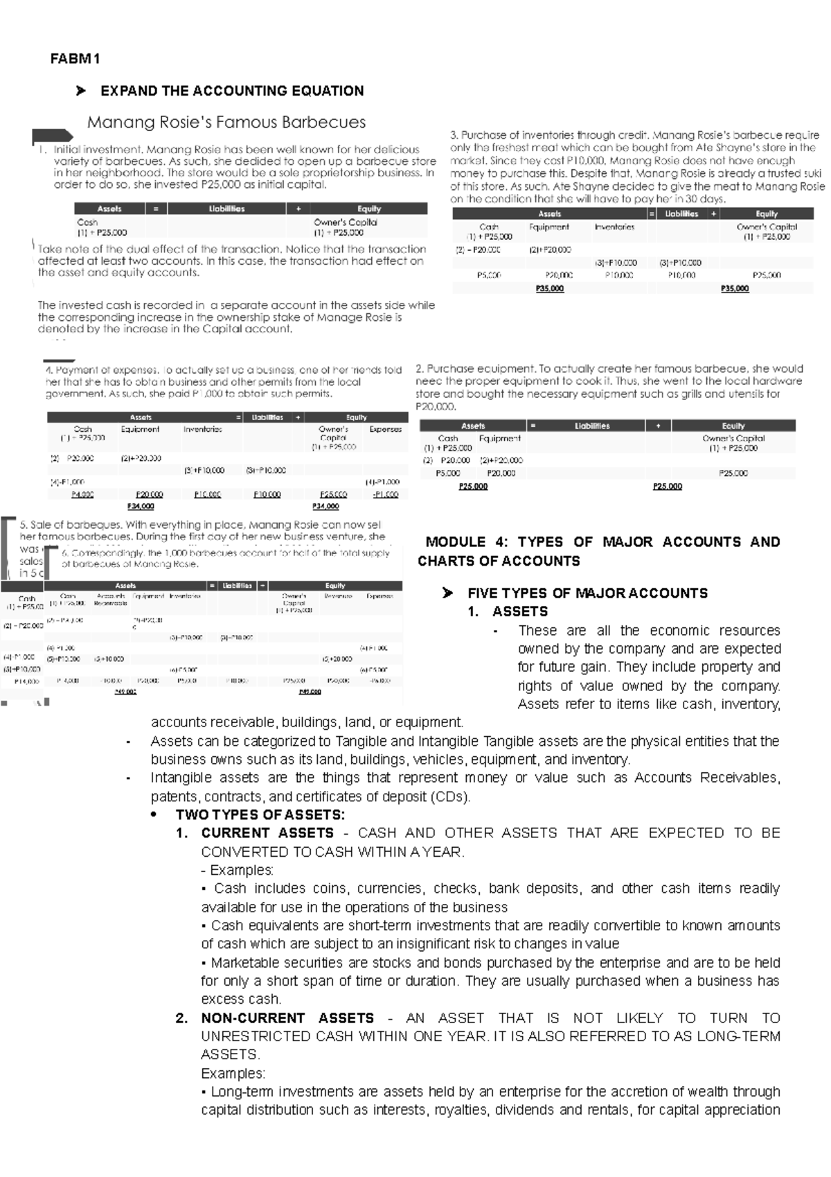 FABM 1 - Fabm 1. Basic Accounting - FABM 1 EXPAND THE ACCOUNTING ...