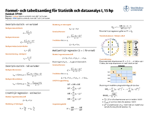 Sannolikhetslära -en Kort Sammanfattning - Sannolikhetslära En Kort ...