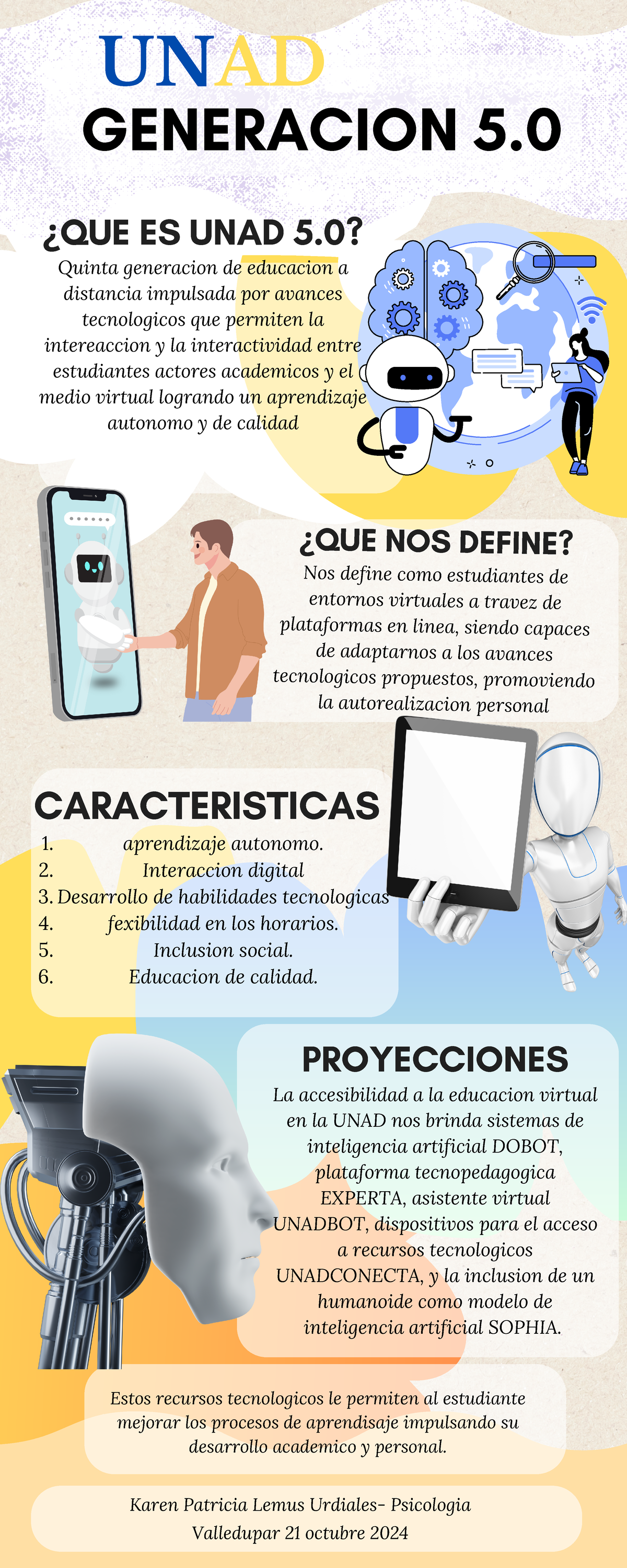 Poster Generación 5 - ¿QUE ES UNAD 5? Quinta generacion de educacion a ...