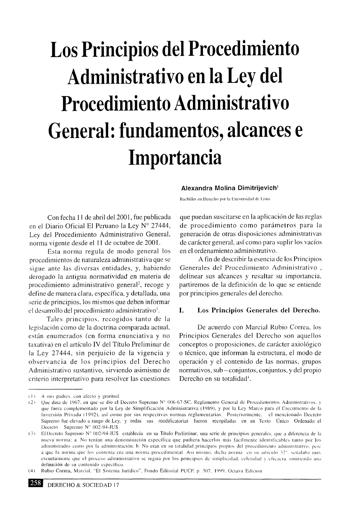 Principios Del Derecho Administrativo Alexandra Molina Dimitrijevich 4723