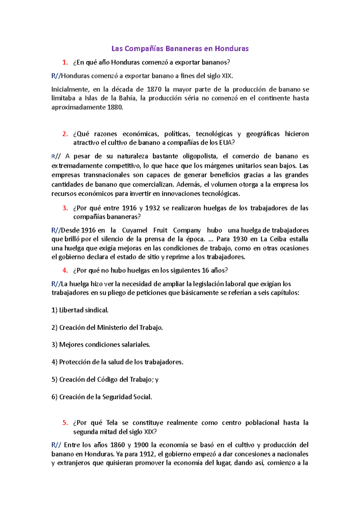 486714177 Las Companias Bananeras En Honduras - Las Compañías Bananeras ...