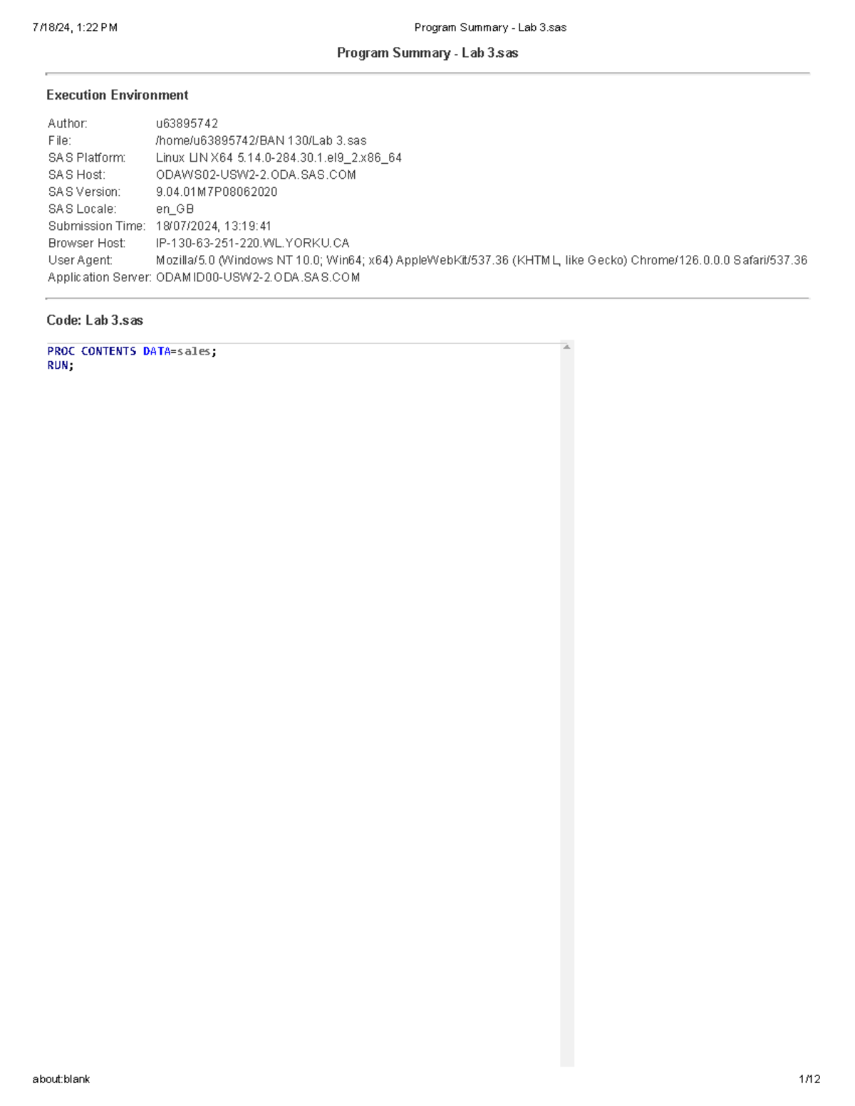 Program Summary - Lab 3 - Lab 3 Ban 130 - Program Summary - Lab 3 ...
