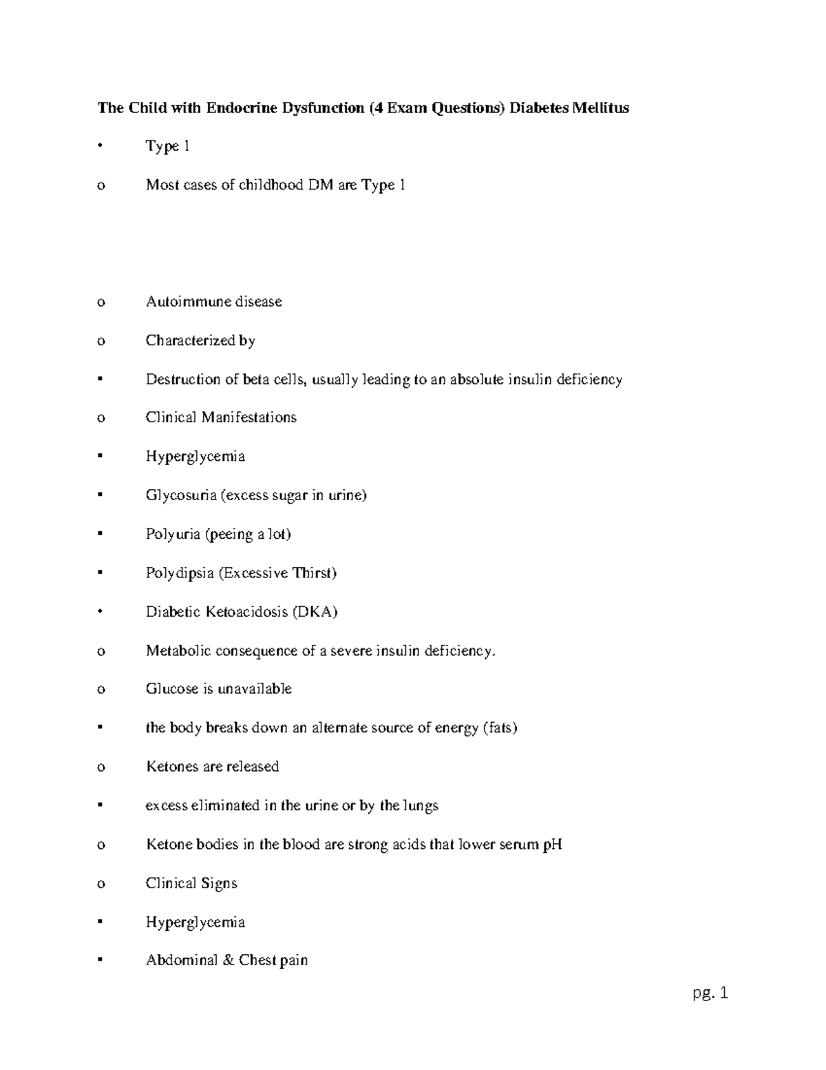 The Child With Endocrine Dysfunction - O Glucose Is Unavailable The ...