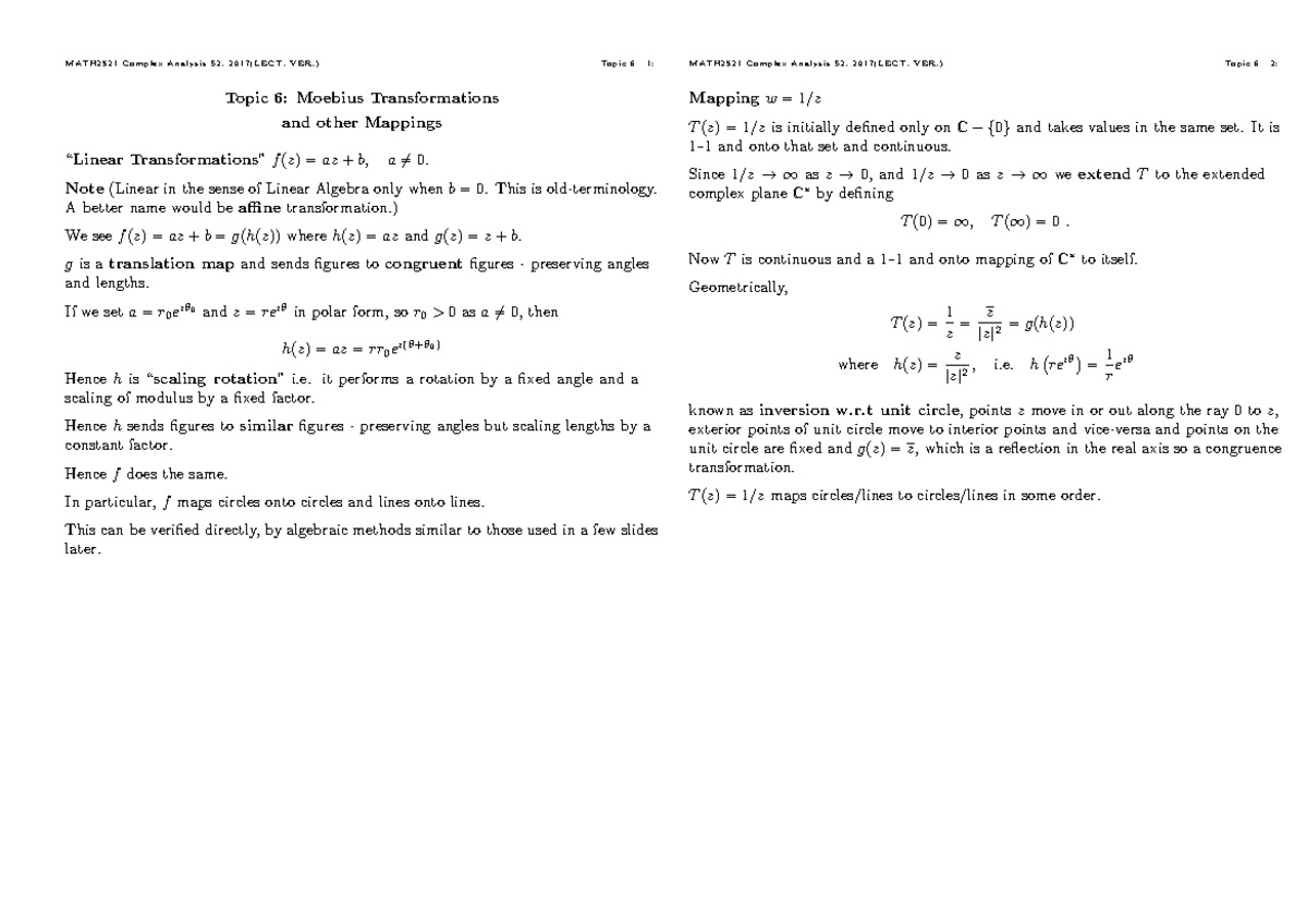Web6 Lecture Notes 6 Studocu