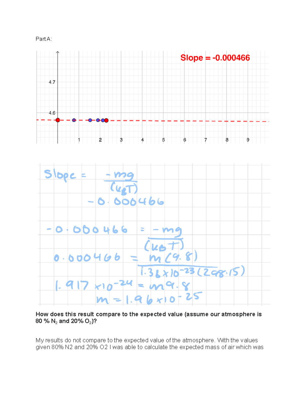 Surface tension Lab Part A How does this result compare to the