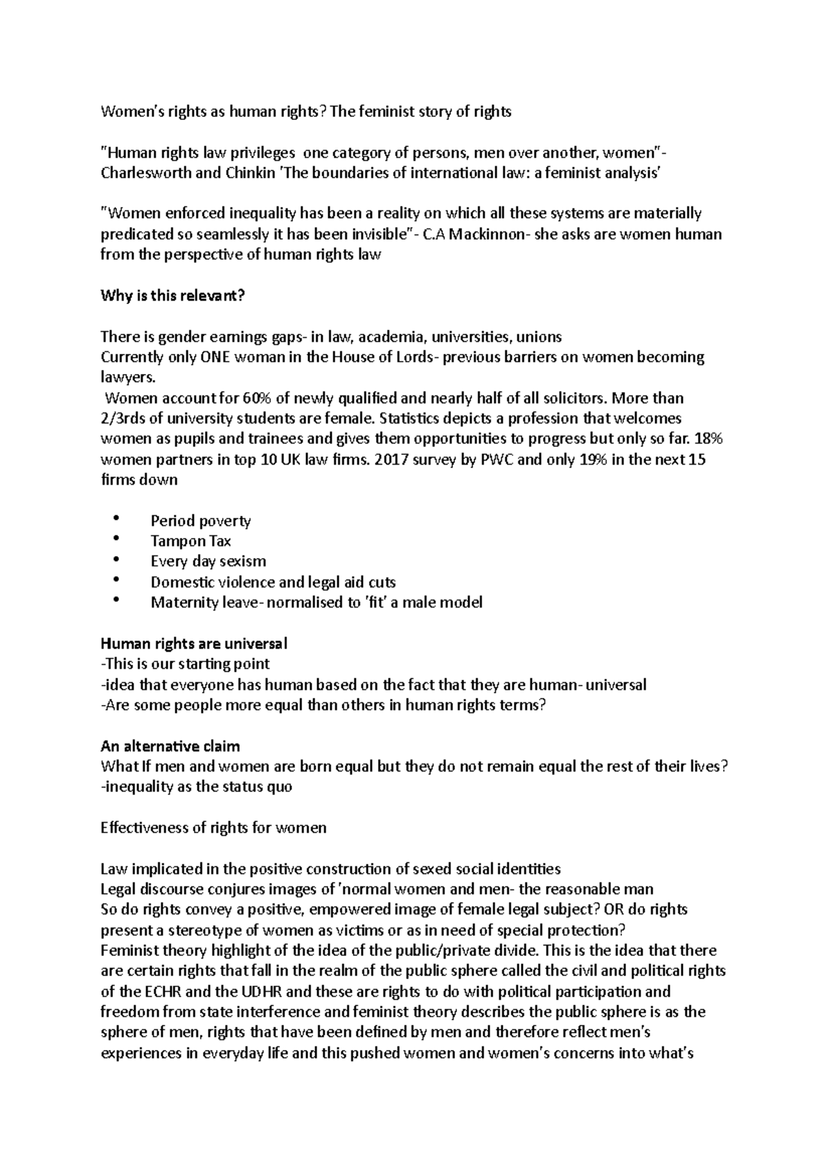 Womens rights - Women account for 60% of newly qualified and nearly ...