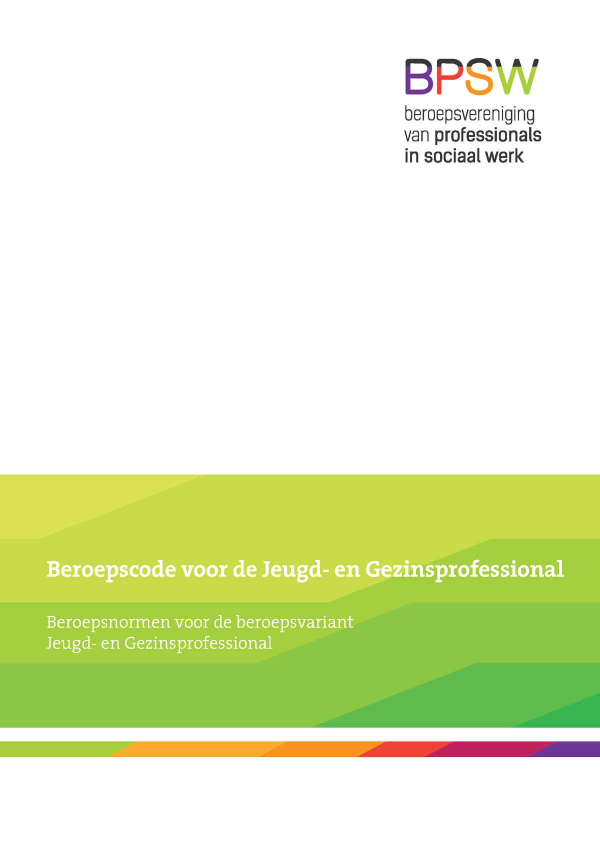 BPSW Beroepscode-Jeugd-gezinsprofessional-2 - Beroepsnormen Voor De ...