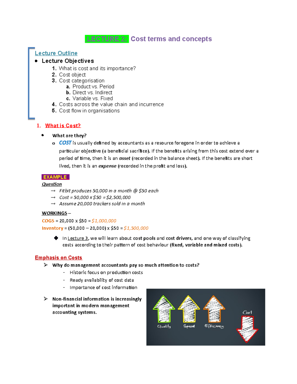2 - typed - Cost terms and concepts with the Lecture Demonstration ...