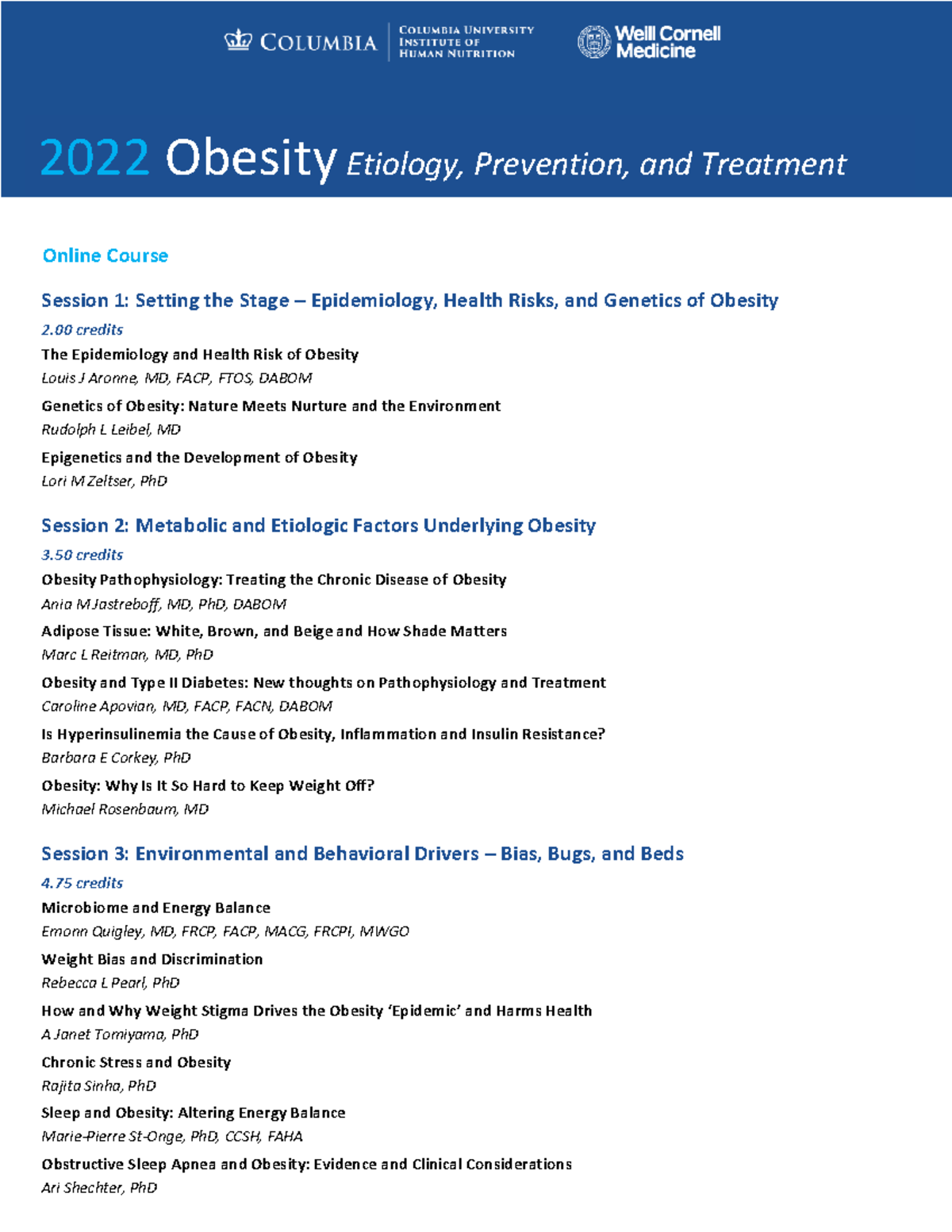 Columbia Cornell Obesity Course Outlet emergencydentistry com