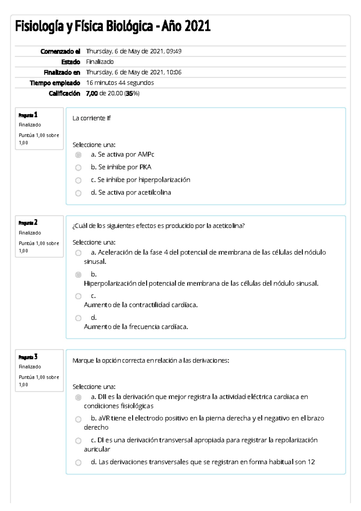 Autoevaluación Unidad 3 - Pregunta 1 Finalizado Puntúa 1,00 Sobre 1 ...