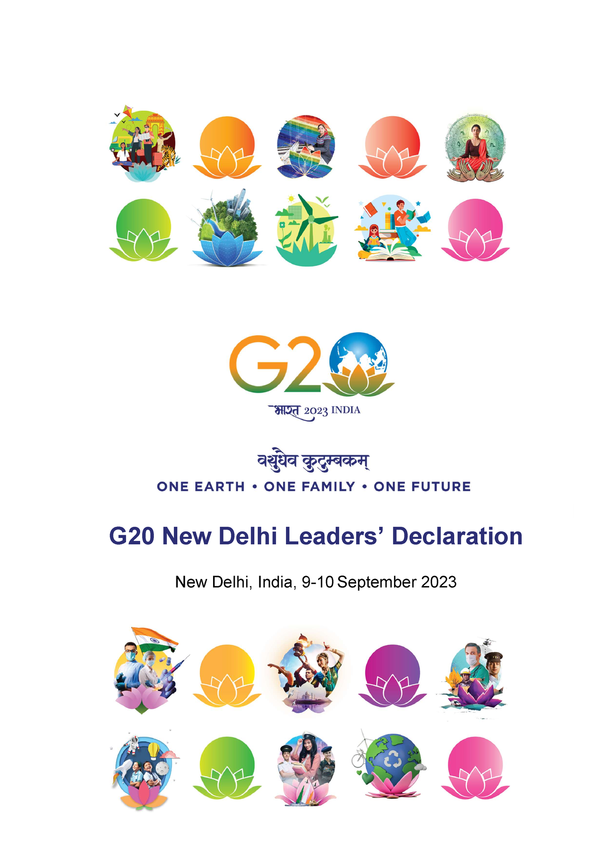 G20 New Delhi Leaders Declaration - STRONG, SUSTAINABLE, BALANCED, AND ...