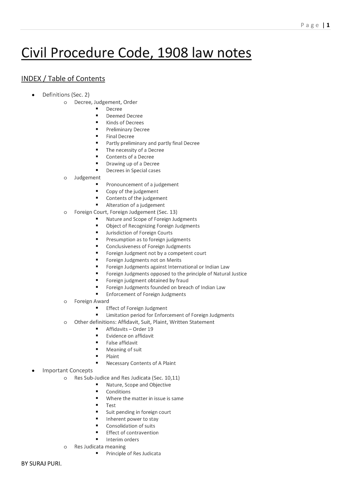 code-of-civil-procedure-1908-law-notes-civil-procedure-code-1908-law-notes-index-table-of