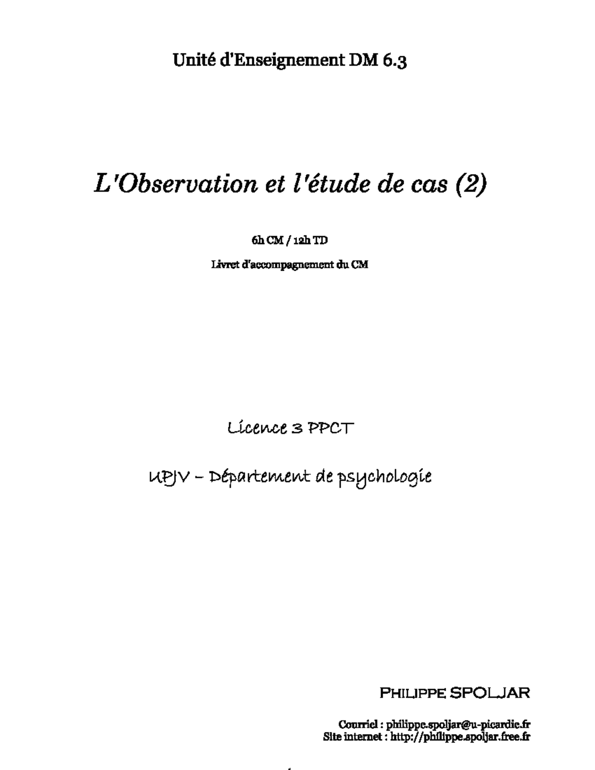 Etudedecas - Guide d'étude de cas - psychologie clinique - Studocu