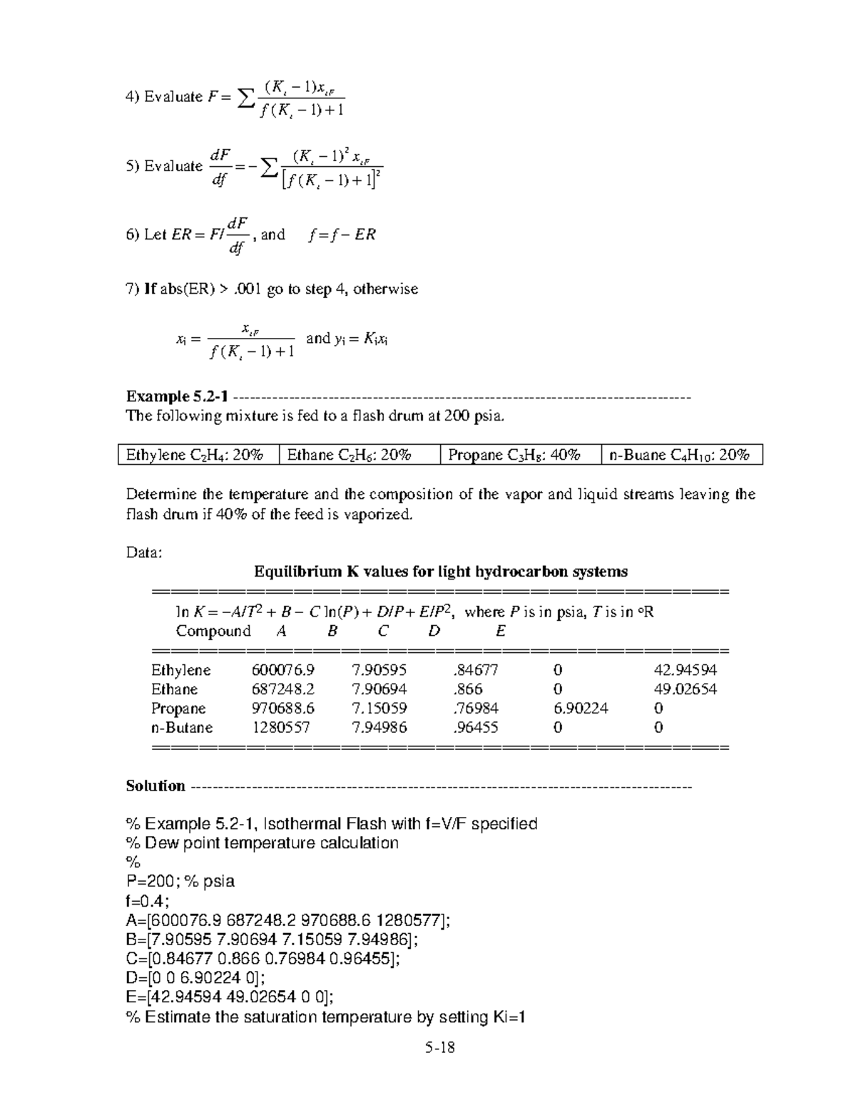 Chemistry25 4) Evaluate F = ∑ − + − ( 1 ) 1 ( 1 ) i i iF f K K x