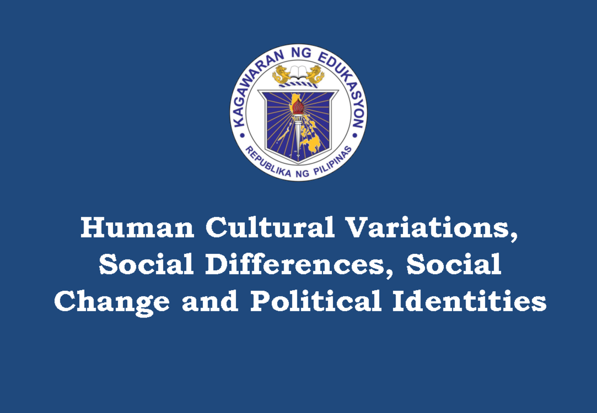 Understanding Culture Society and Politics - Human Cultural Variations ...