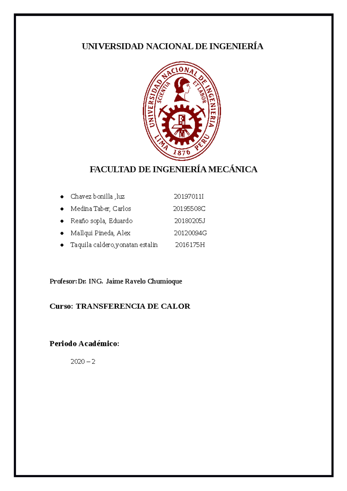 Avance De Monograf A MN310 - UNIVERSIDAD NACIONAL DE INGENIERÍA ...