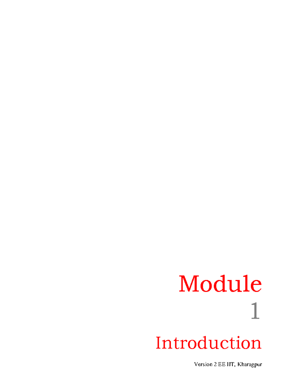 L-01 Introducing the course - Module 1 Introduction Lesson 1 ...
