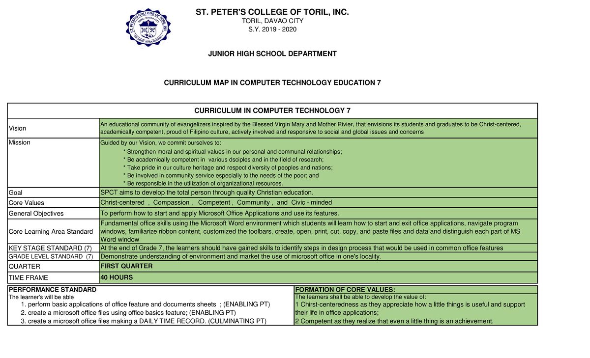 computer lessons for grade 7 pdf quarter 1