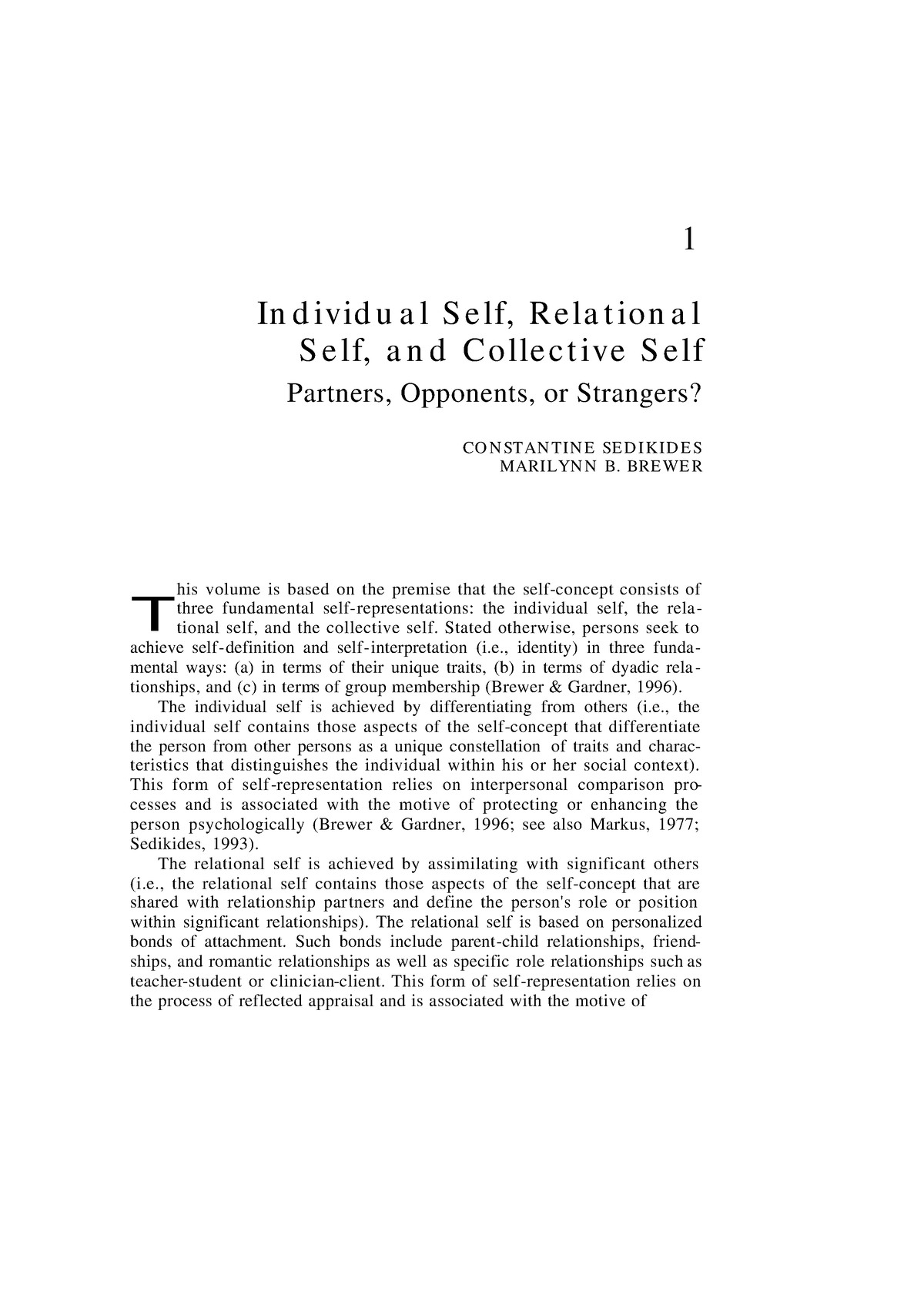 Individual self - Understanding the self - 1 Individual Self ...