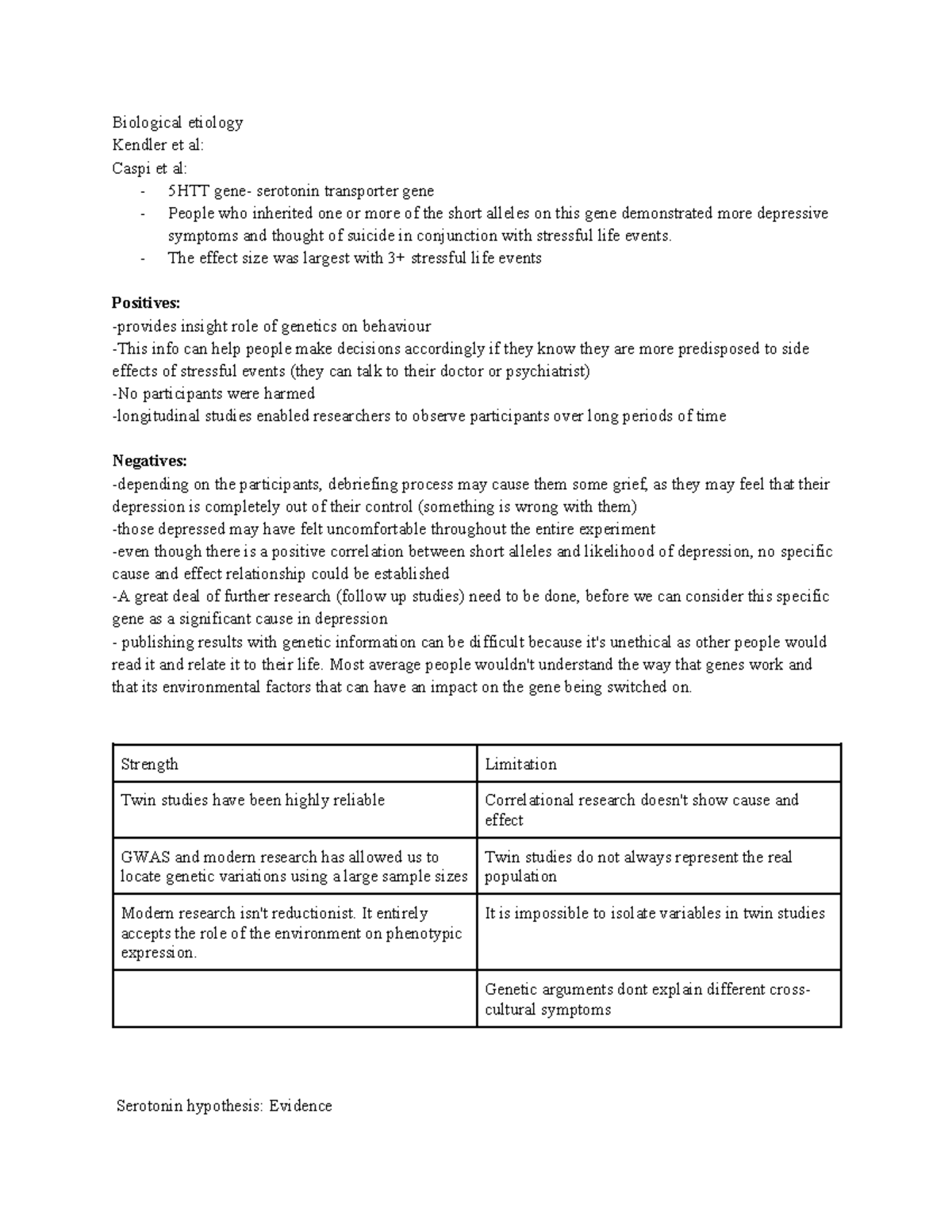 research method of kendler et al