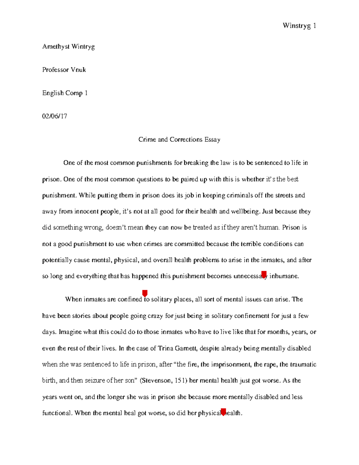 crime doesnt pay essay