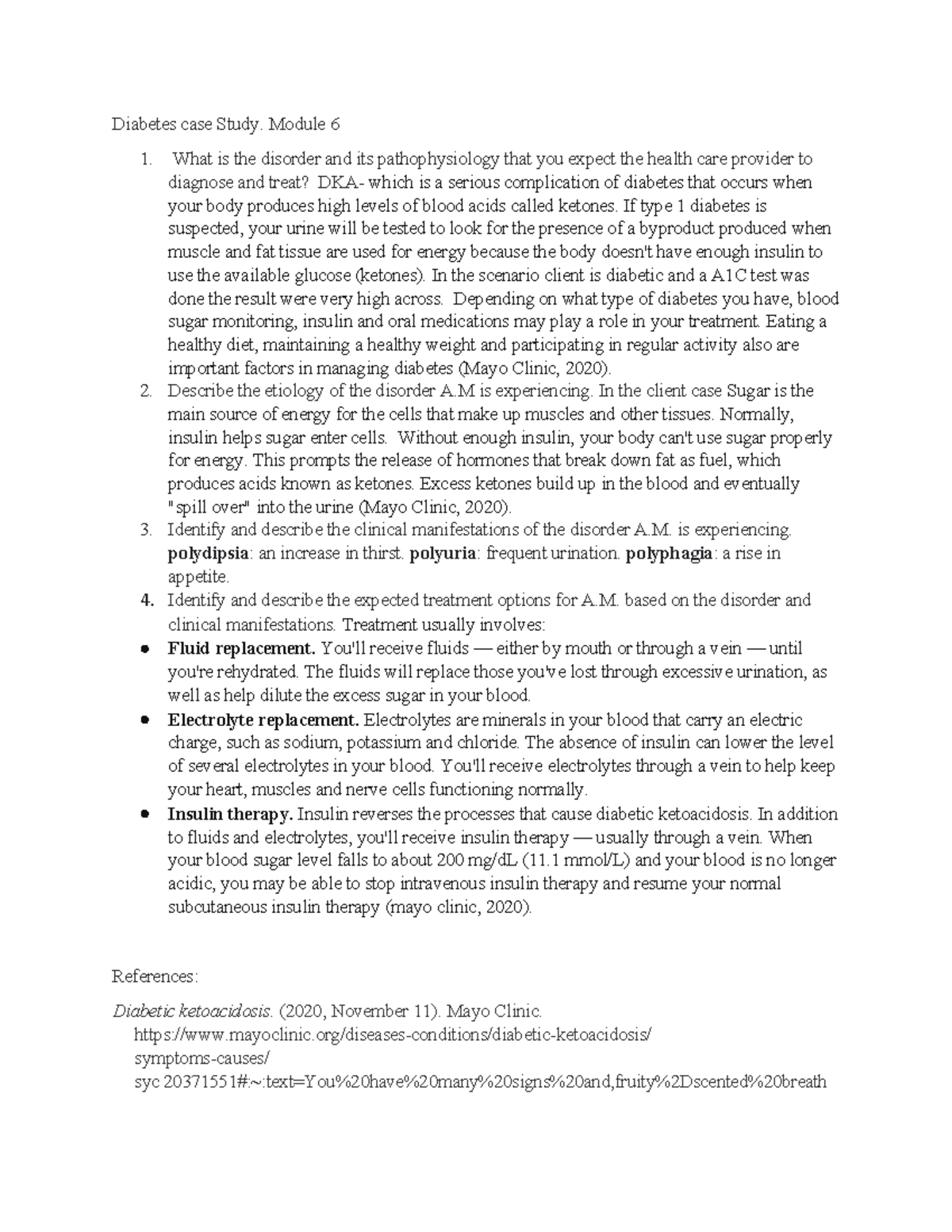 module 6 diabetes case study