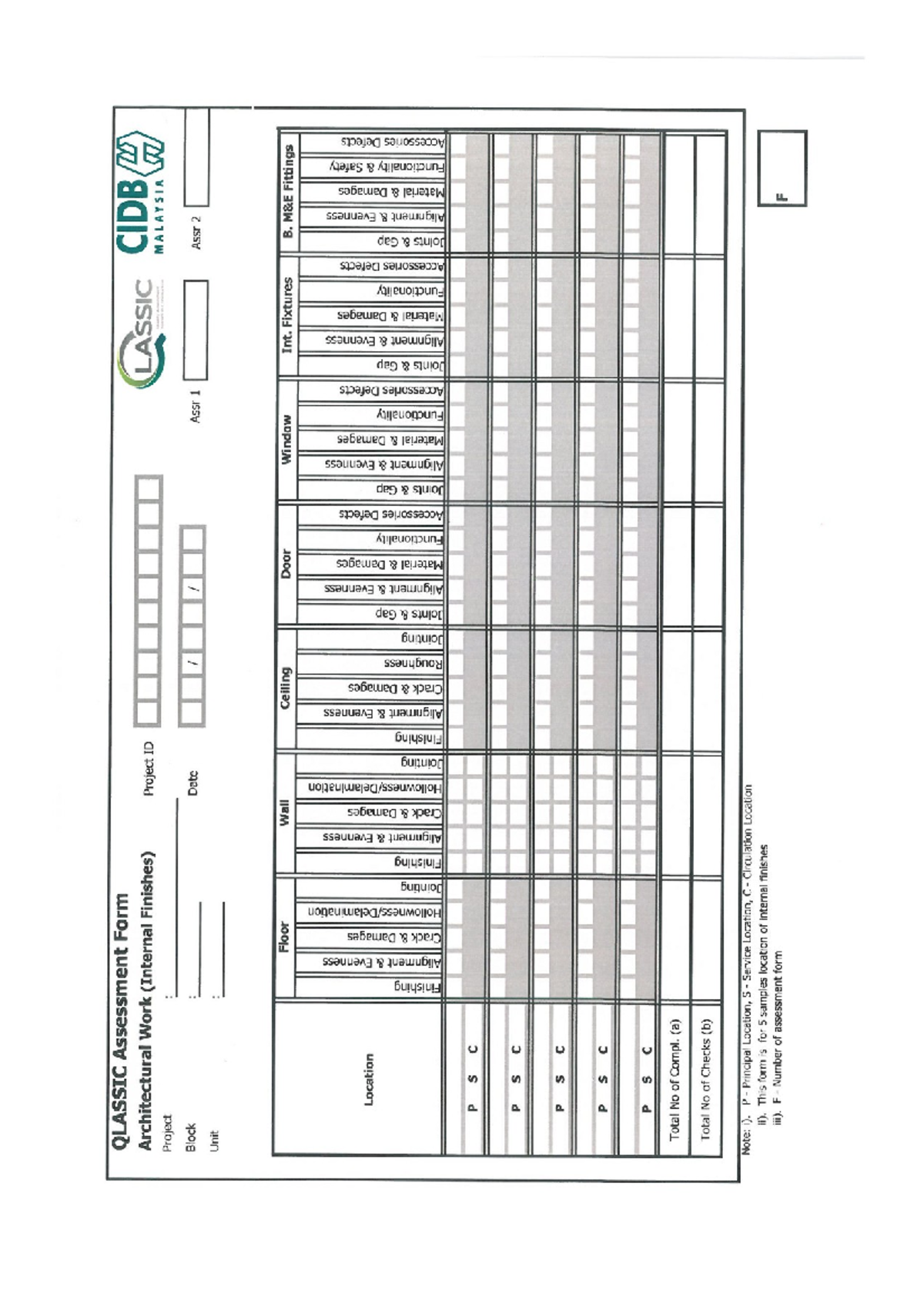 Qlassic Assessment Form - Civil Engineering - Studocu