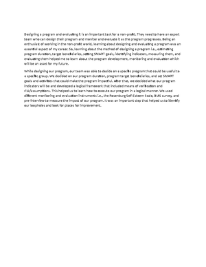 Letter of Inquiry - Mandatory Assignment - Global Water Foundation ...