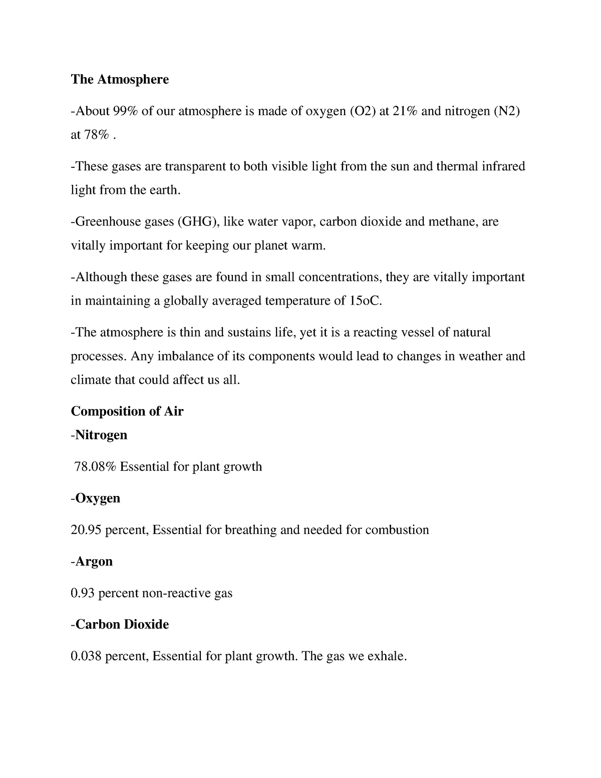 Climate Environmental Science The Atmosphere About 99 Of Our   Thumb 1200 1553 