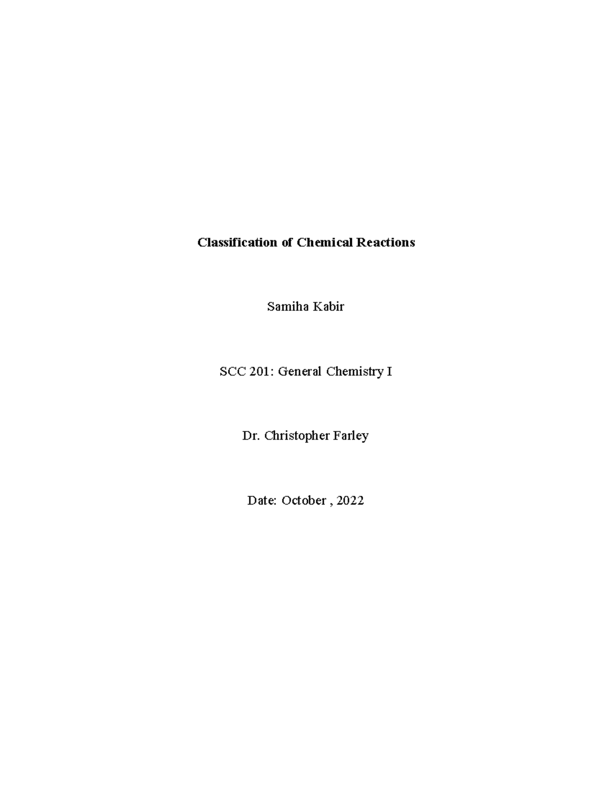 lab-3-nm-nm-nmm-classification-of-chemical-reactions-samiha-kabir