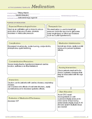 Furosemide ati drug template - ACTIVE LEARNING TEMPLATES THERAPEUTIC ...