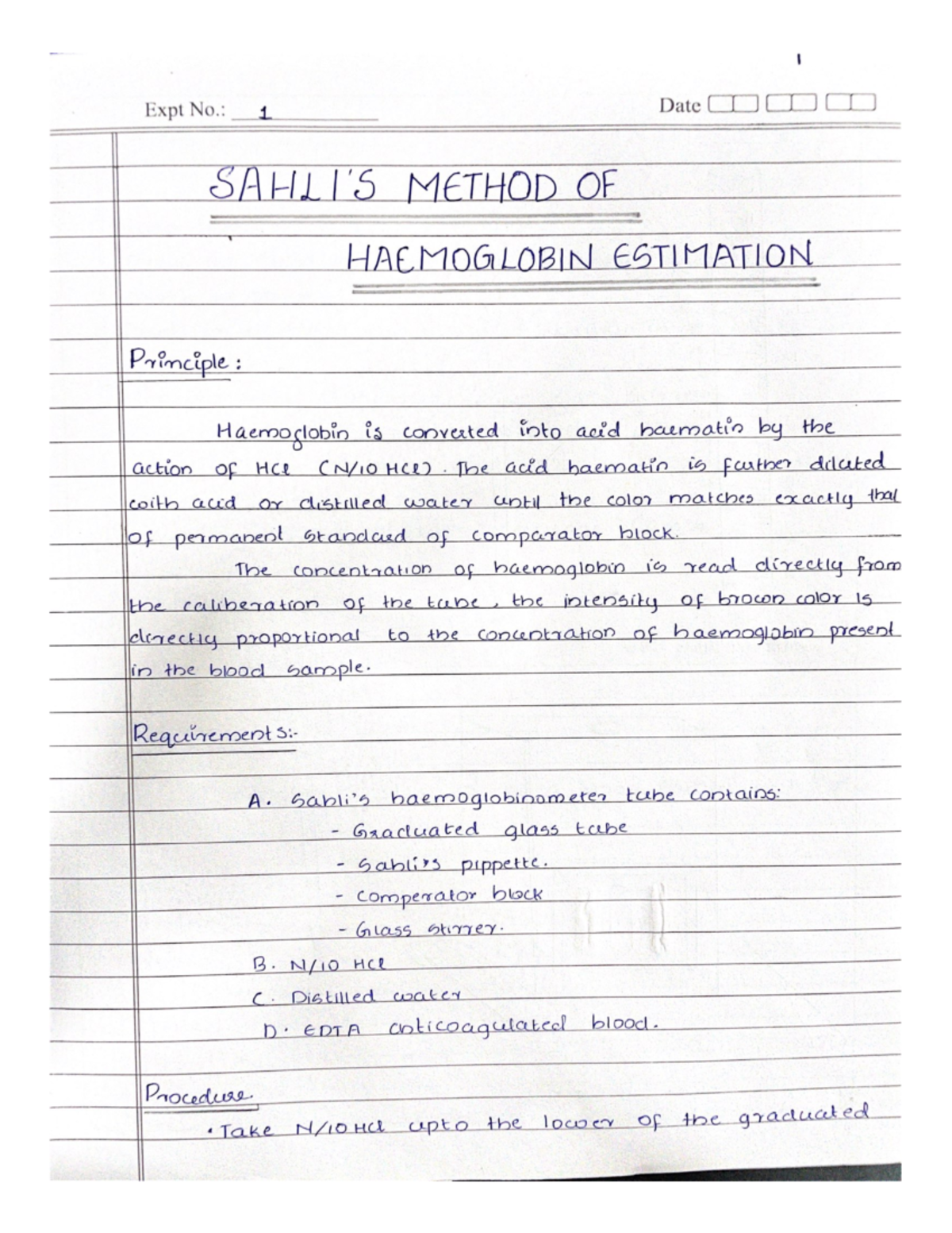 Patho Record - Clinical Pathology - Studocu